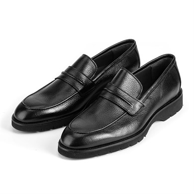 Cabani Kemerli Klasik Erkek Ayakkabı 7888 Siyah