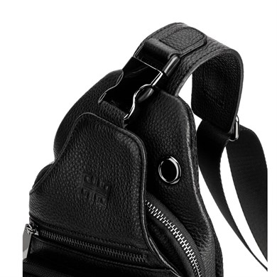 Black Genuine Leather Cross Bag