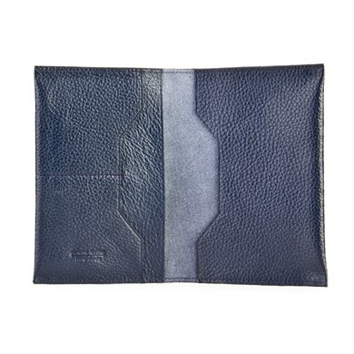 Blue Genuine Leather Wallet