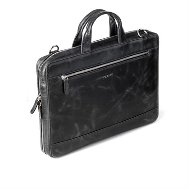Black Genuine Leather Briefcase